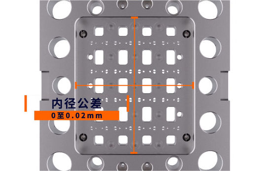 Forma standard di colore del materiale di base d'acciaio dello stampaggio ad iniezione con la superficie di fresatura di precisione