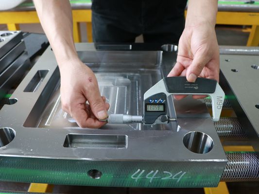 Il CNC ha lavorato la muffa a macchina di plastica si separa la smussatura della struttura di precisione