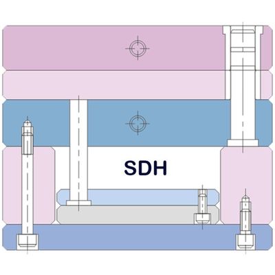 Materiale standard di plastica di durezza 50c della base di muffa di DXM più alto